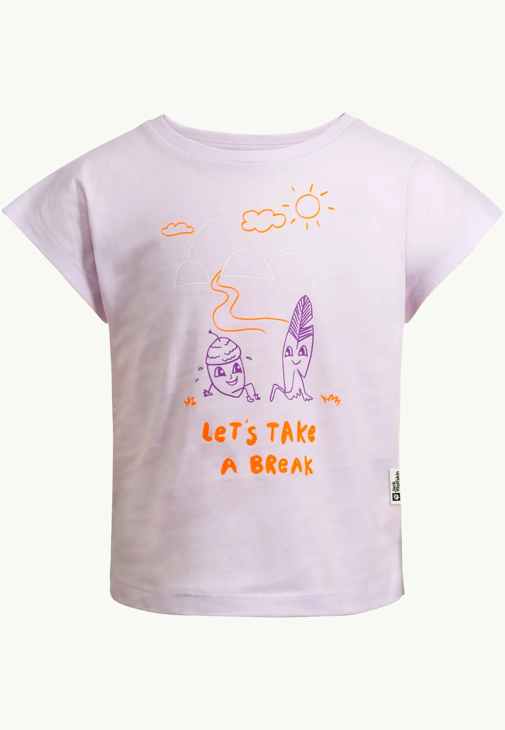 Jack Wolfskin Take A Break T G|Kinderen Functionele Shirts|T-Shirts & Longsleeves