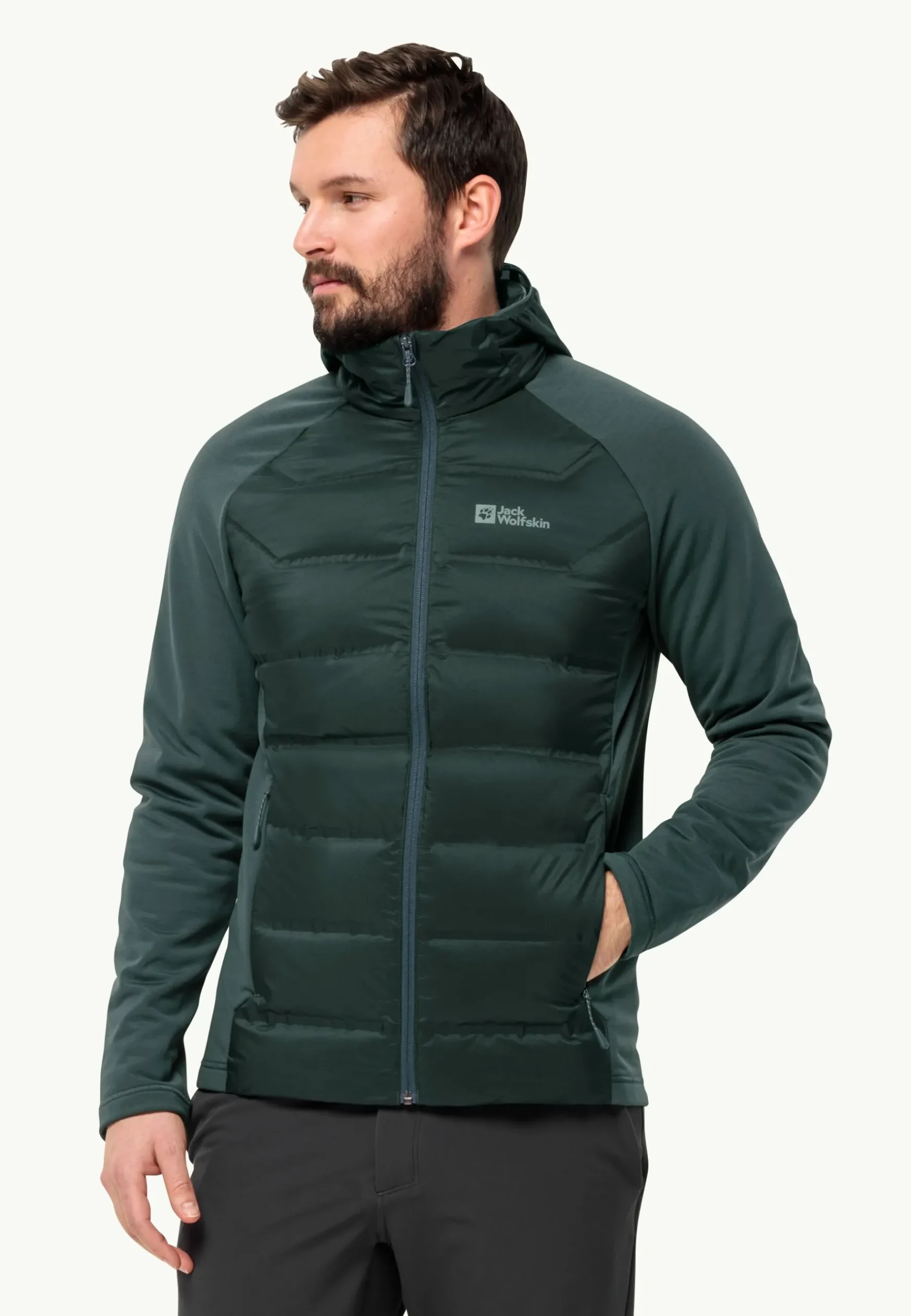Jack Wolfskin Tasman Down Hybrid M|Heren Wandelen|Voor- En Najaarsjacks/-Jassen