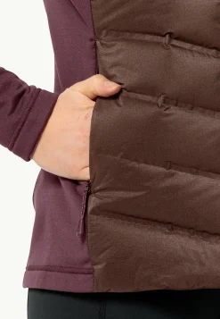 Jack Wolfskin Tasman Down Hybrid W|DAMES Wandelen|Voor- En Najaarsjacks/-Jassen