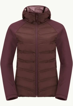 Jack Wolfskin Tasman Down Hybrid W|DAMES Wandelen|Voor- En Najaarsjacks/-Jassen