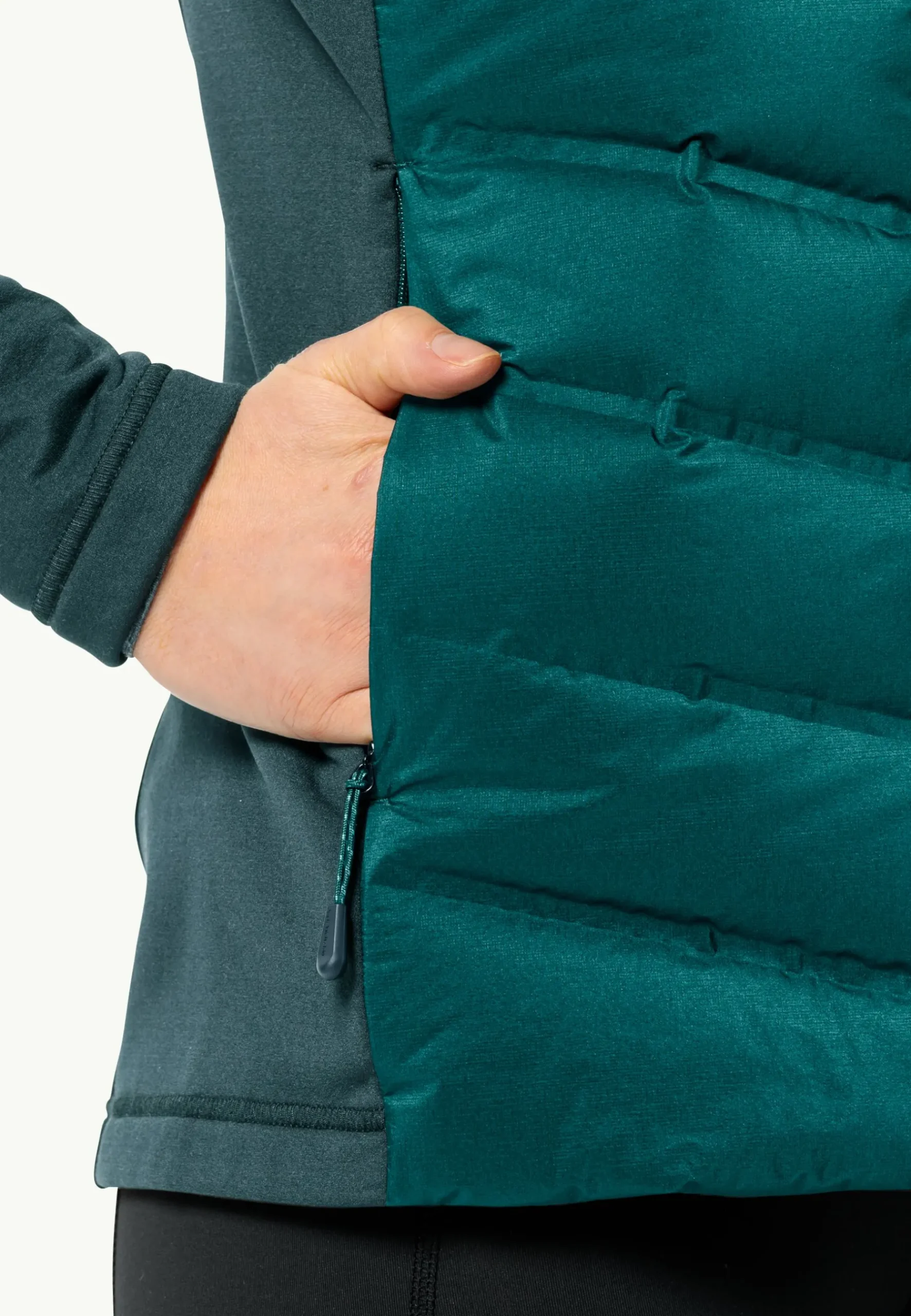 Jack Wolfskin Tasman Down Hybrid W|DAMES Wandelen|Voor- En Najaarsjacks/-Jassen