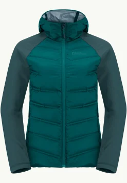 Jack Wolfskin Tasman Down Hybrid W|DAMES Wandelen|Voor- En Najaarsjacks/-Jassen