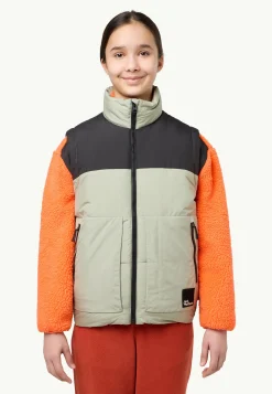 Jack Wolfskin Teen Ins Vest Y|Kinderen Voor- En Najaarsjacks/-Jassen|Fleece