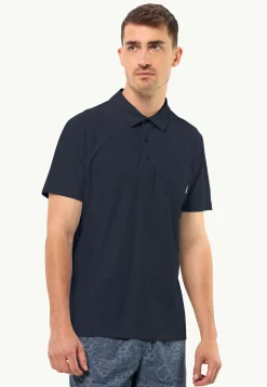 Jack Wolfskin Terral Polo M|Heren Lifestyle|Functionele Shirts