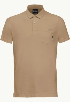 Jack Wolfskin Terral Polo M|Heren Lifestyle|Functionele Shirts