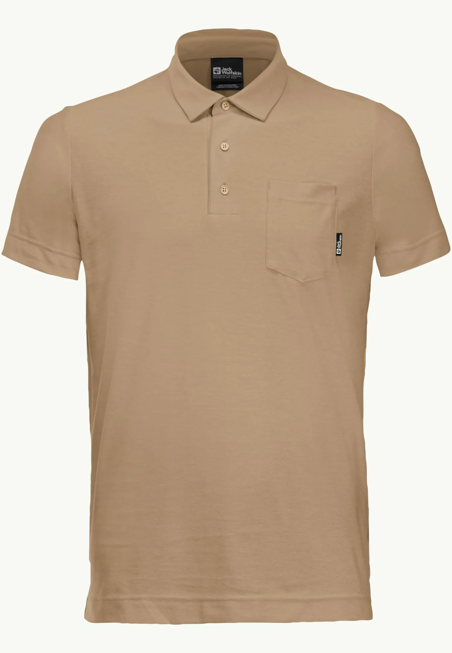 Jack Wolfskin Terral Polo M|Heren Lifestyle|Functionele Shirts