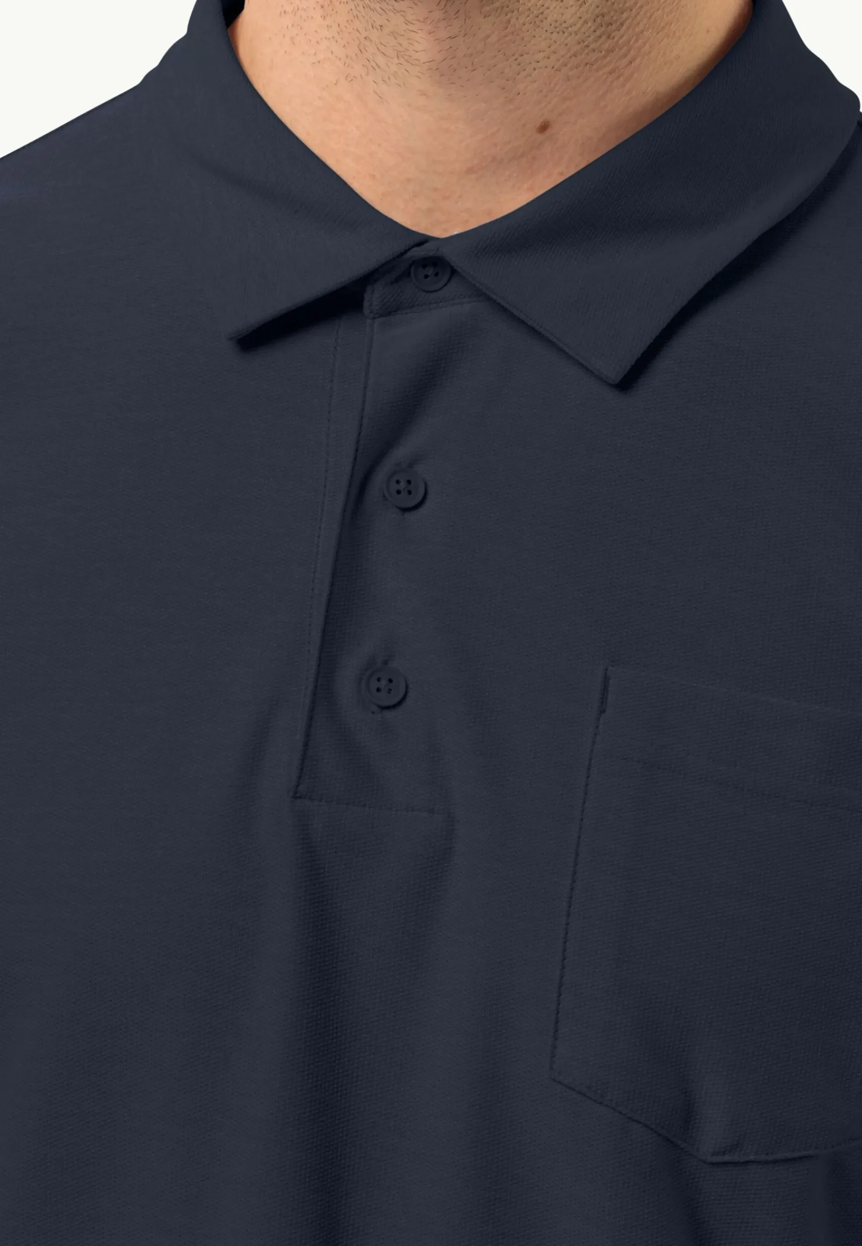 Jack Wolfskin Terral Polo M|Heren Lifestyle|Functionele Shirts
