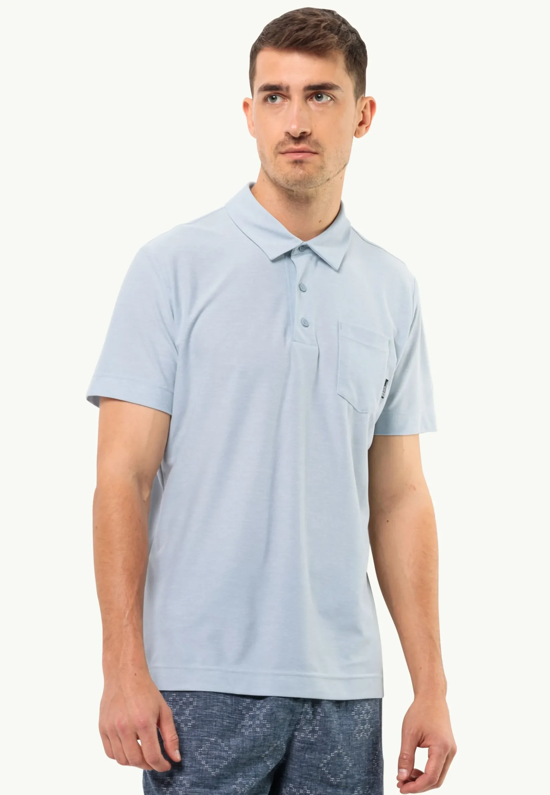 Jack Wolfskin Terral Polo M|Heren Lifestyle|Functionele Shirts