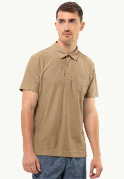 Jack Wolfskin Terral Polo M|Heren Lifestyle|Functionele Shirts