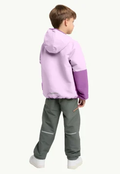 Jack Wolfskin Turbulence Hooded Jkt K|Kinderen Voor- En Najaarsjacks/-Jassen|Windjacks