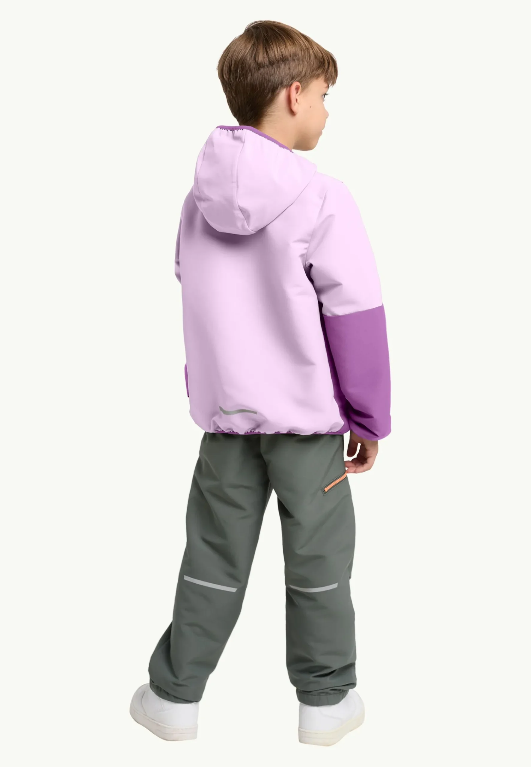 Jack Wolfskin Turbulence Hooded Jkt K|Kinderen Voor- En Najaarsjacks/-Jassen|Windjacks