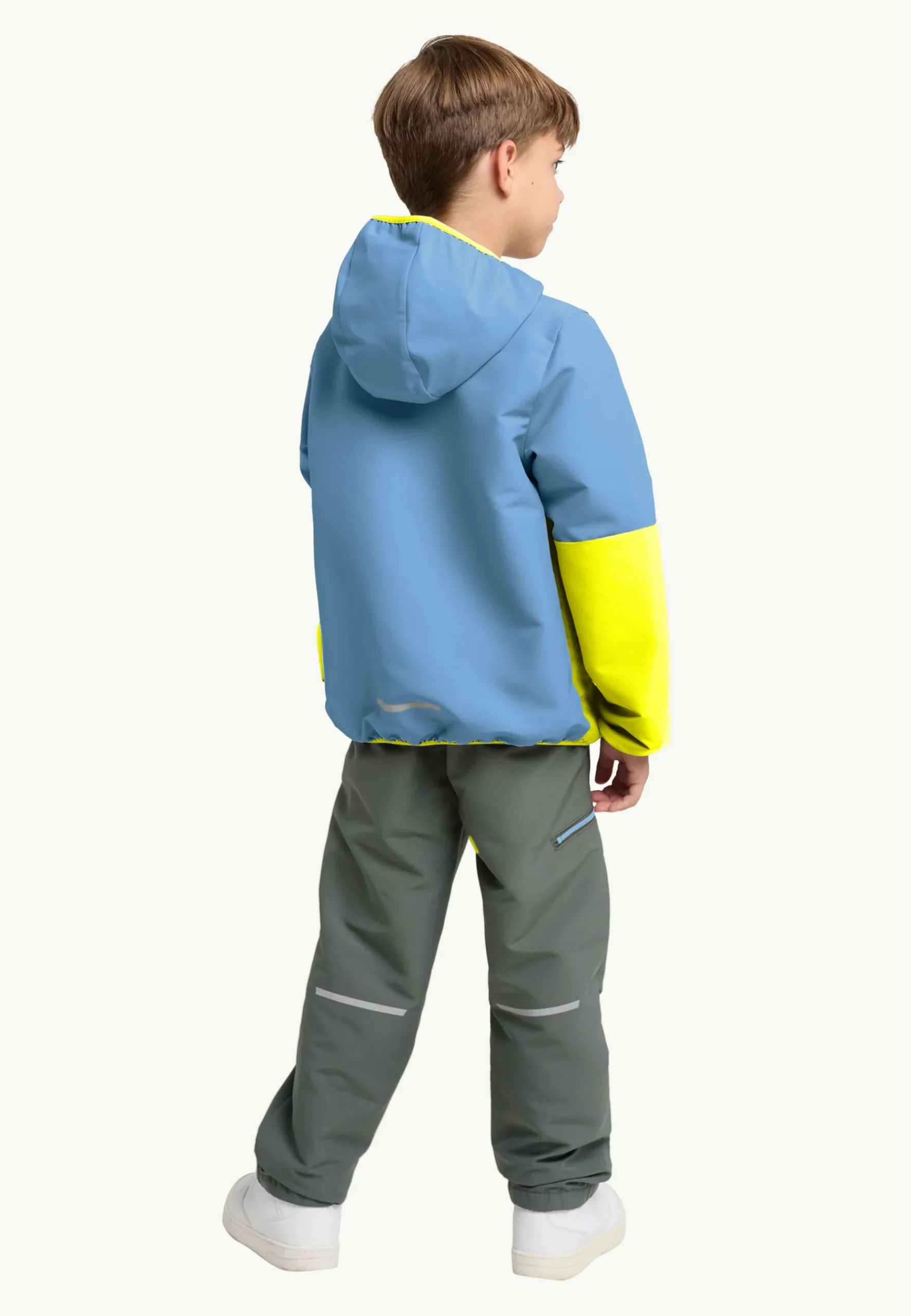 Jack Wolfskin Turbulence Hooded Jkt K|Kinderen Voor- En Najaarsjacks/-Jassen|Windjacks
