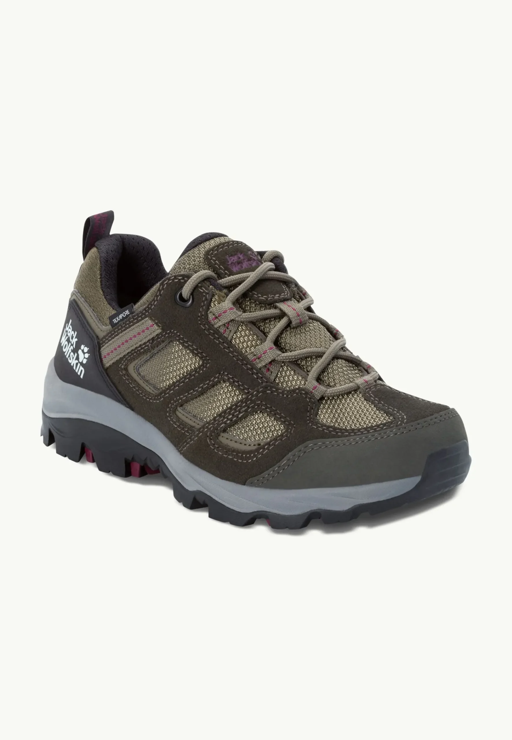 Jack Wolfskin Vojo 3 Texapore Low W|DAMES Lifestyle|Multifunctionele Schoenen