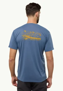 Jack Wolfskin Vonnan Graphic T M|Heren Functionele Shirts|T-Shirts & Longsleeves