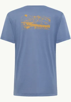 Jack Wolfskin Vonnan Graphic T M|Heren Functionele Shirts|T-Shirts & Longsleeves