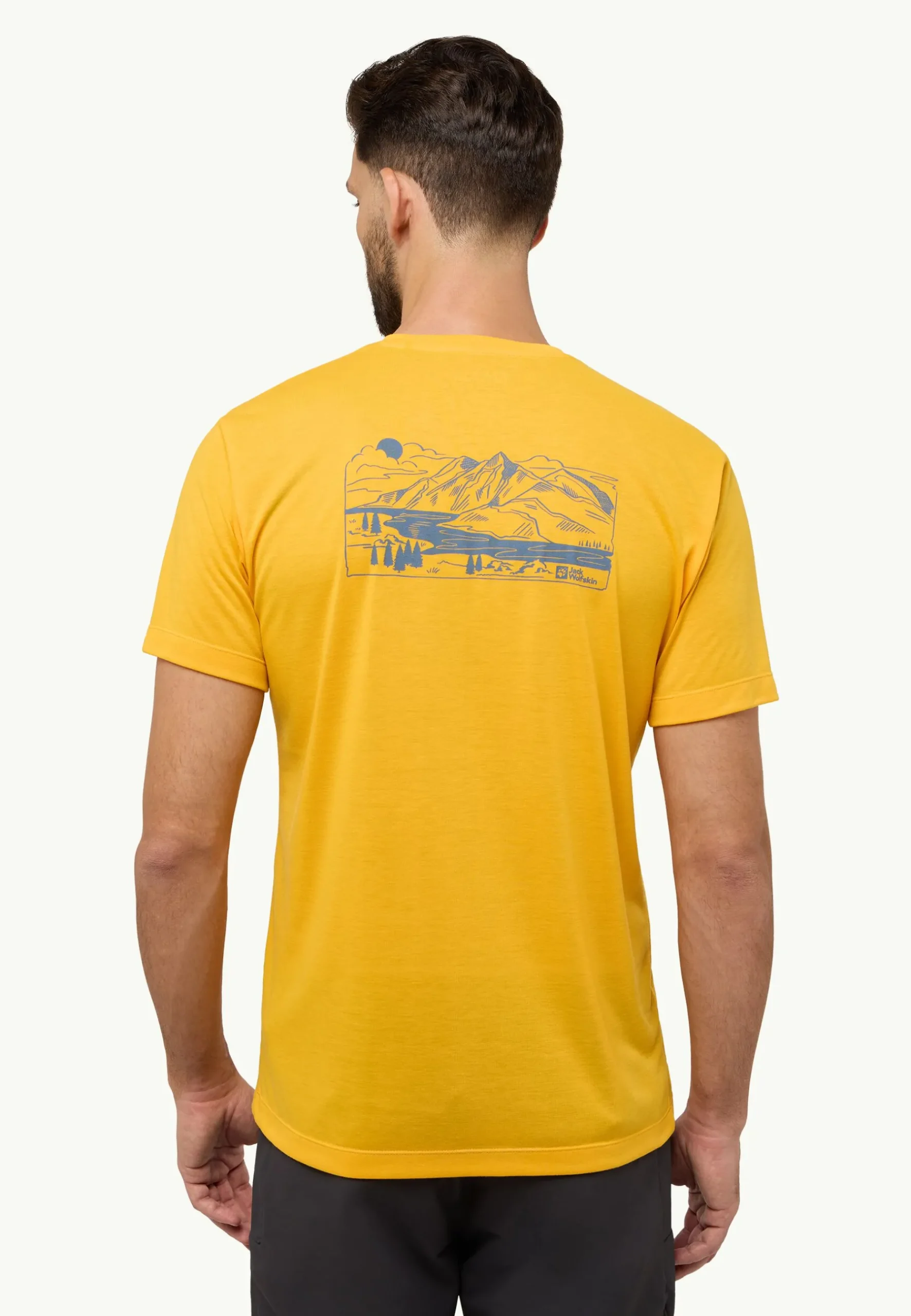Jack Wolfskin Vonnan Graphic T M|Heren Functionele Shirts|T-Shirts & Longsleeves