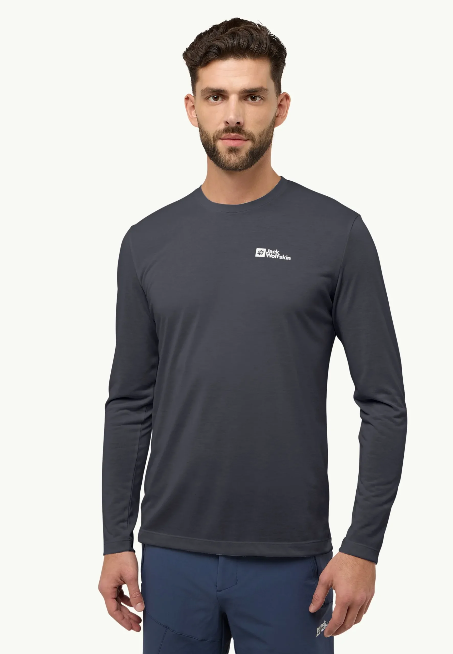 Jack Wolfskin Vonnan Ls T M|Heren Functionele Shirts|T-Shirts & Longsleeves