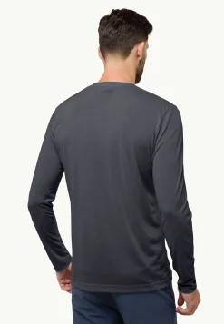 Jack Wolfskin Vonnan Ls T M|Heren Functionele Shirts|T-Shirts & Longsleeves