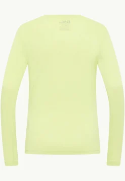 Jack Wolfskin Vonnan Ls T W|DAMES Functionele Shirts|T-Shirts & Longsleeves