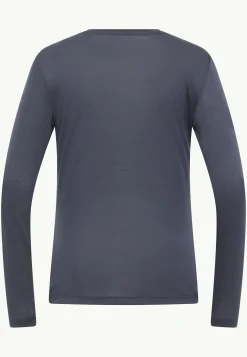 Jack Wolfskin Vonnan Ls T W|DAMES Functionele Shirts|T-Shirts & Longsleeves