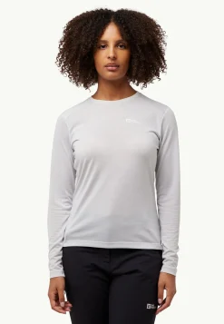 Jack Wolfskin Vonnan Ls T W|DAMES Functionele Shirts|T-Shirts & Longsleeves