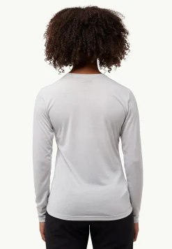 Jack Wolfskin Vonnan Ls T W|DAMES Functionele Shirts|T-Shirts & Longsleeves