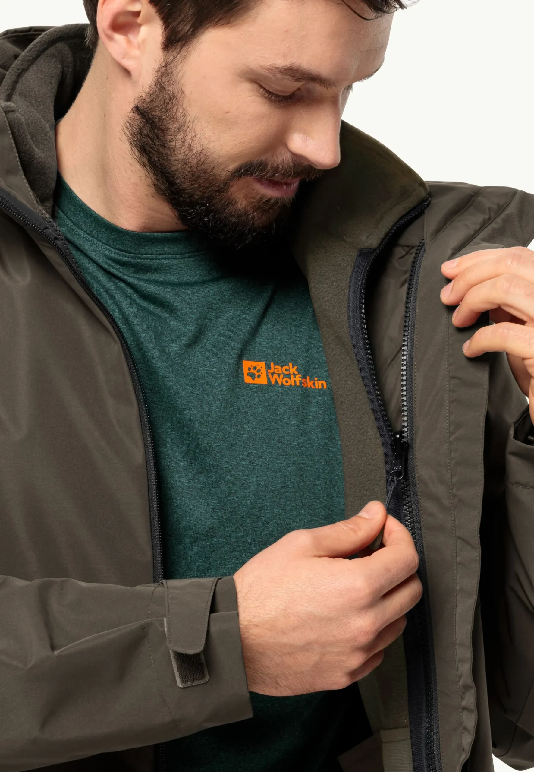 Jack Wolfskin Waldsteig Fz M|Heren Wandelen|Voor- En Najaarsjacks/-Jassen