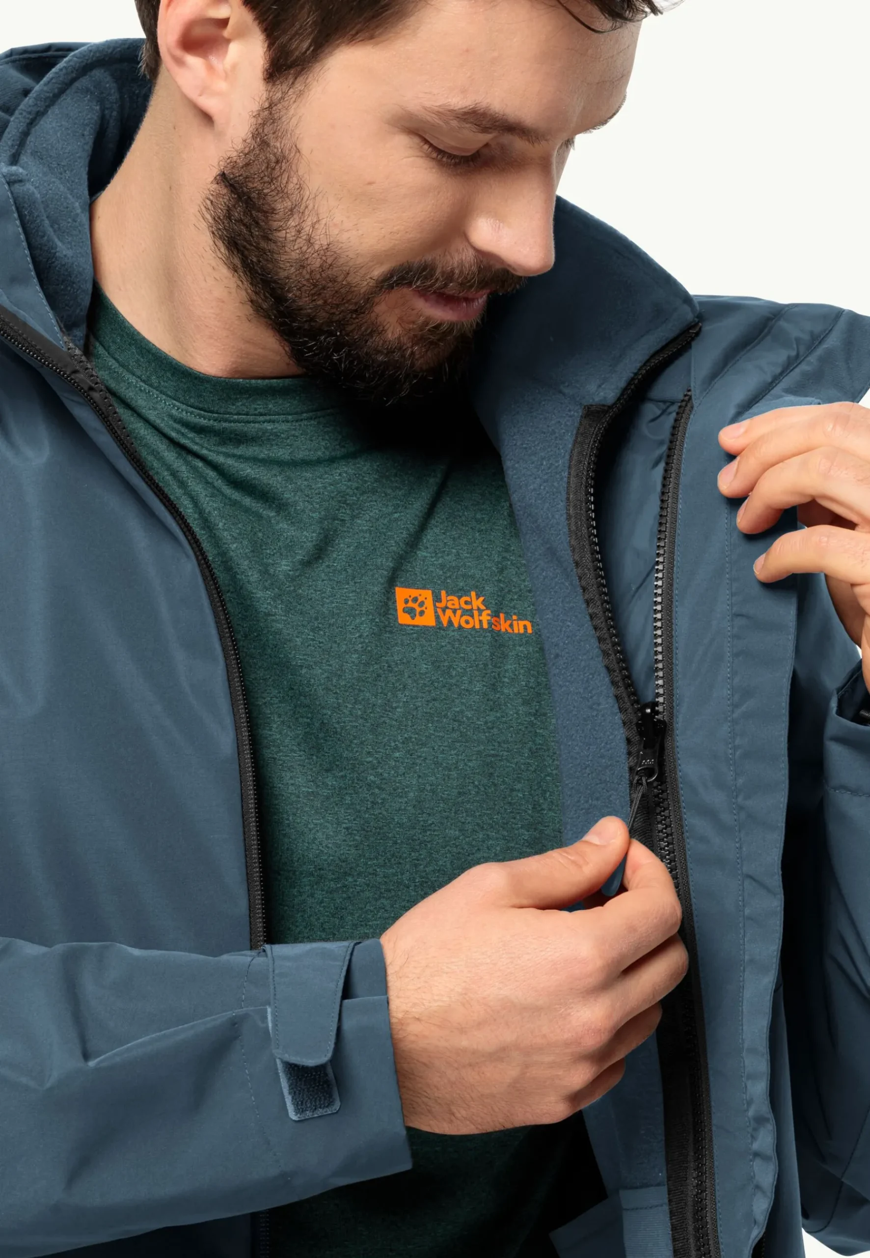 Jack Wolfskin Waldsteig Fz M|Heren Wandelen|Voor- En Najaarsjacks/-Jassen