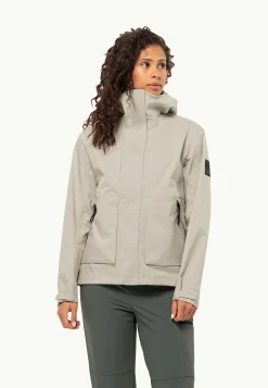 Jack Wolfskin Wandermood 3l Jkt W|DAMES Lifestyle|Voor- En Najaarsjacks/-Jassen