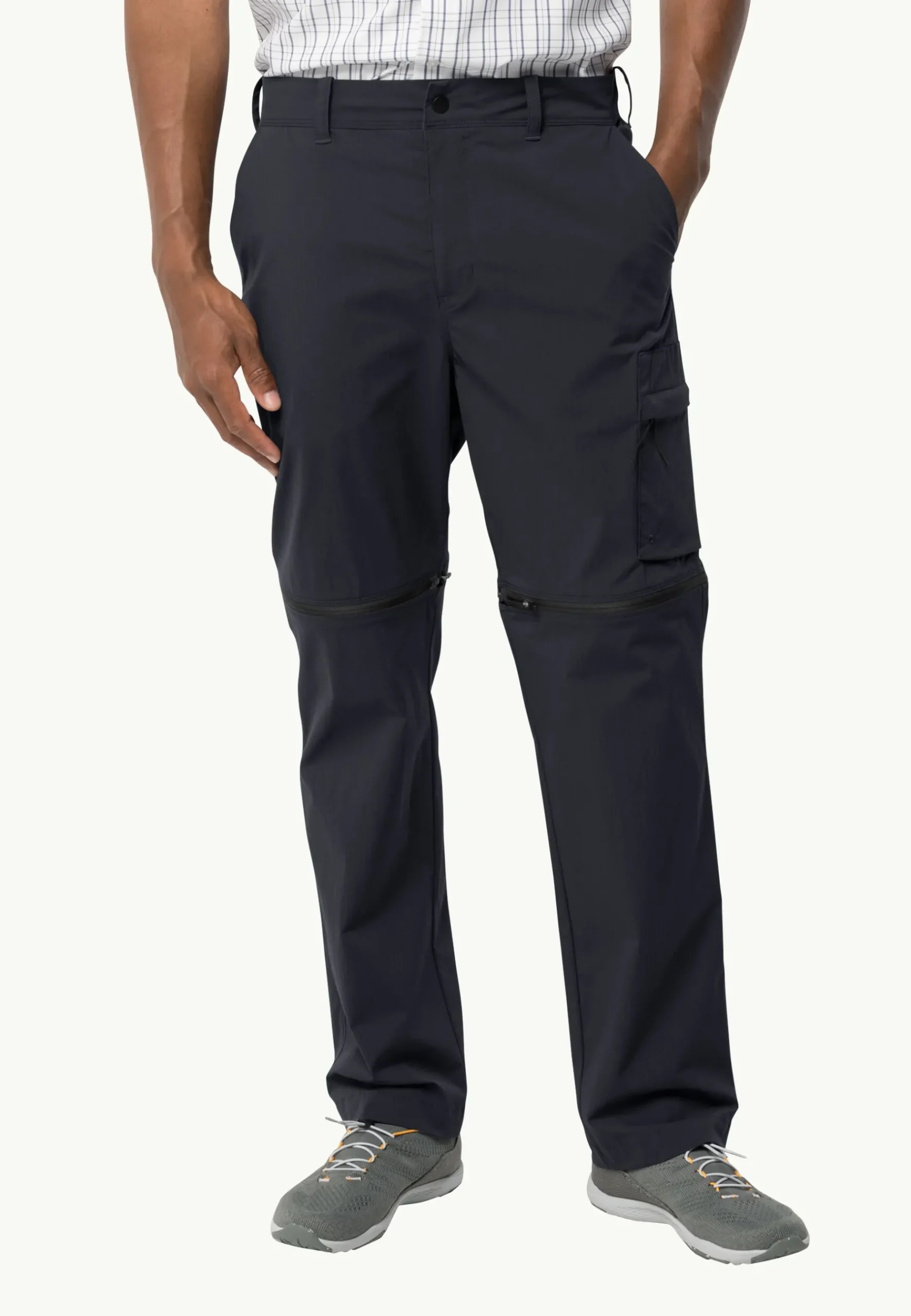 Jack Wolfskin Wanderthirst Zip Pants M|Heren Lifestyle|Casual Broeken