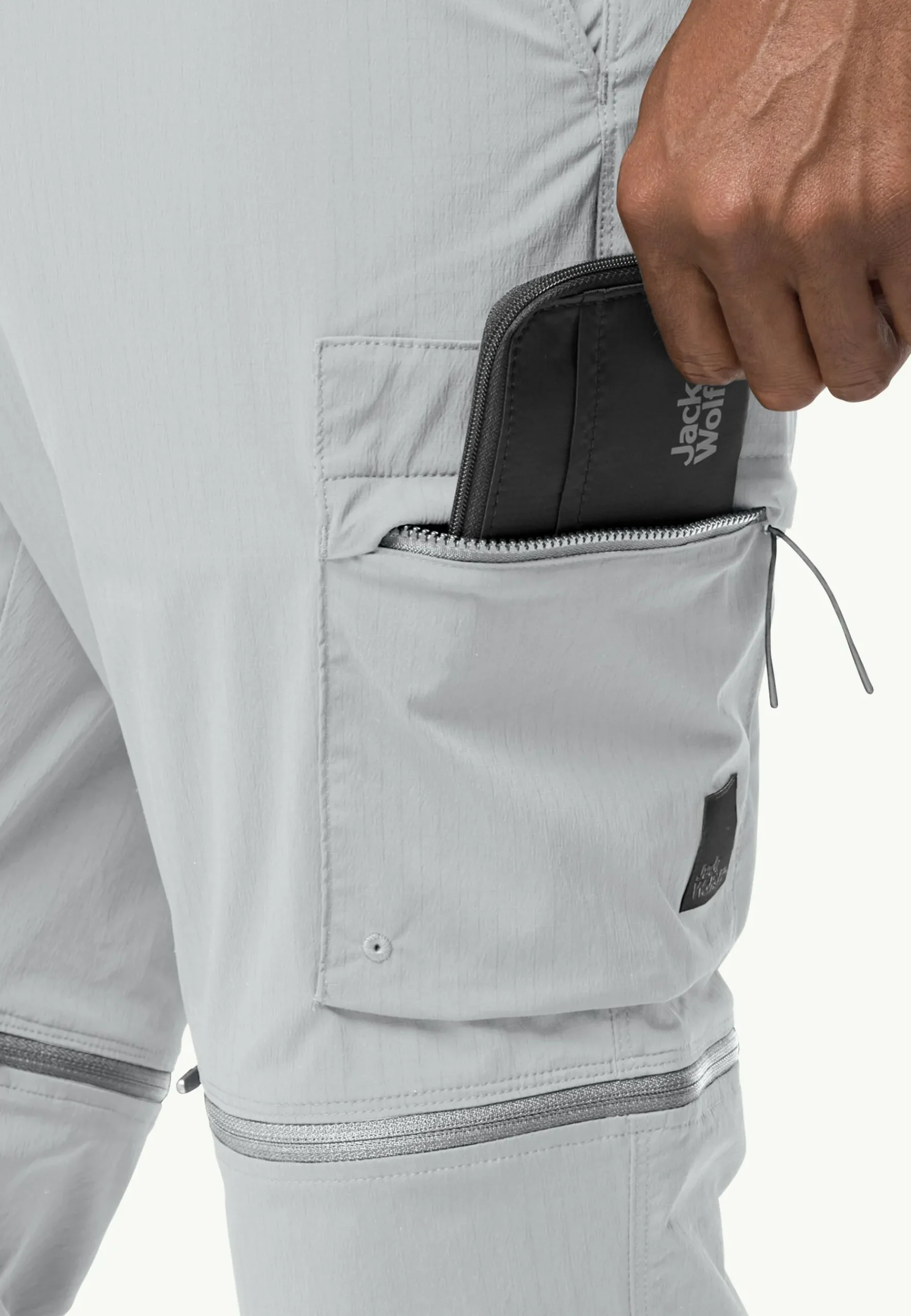 Jack Wolfskin Wanderthirst Zip Pants M|Heren Lifestyle|Casual Broeken