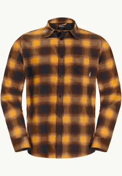 Jack Wolfskin Wanderweg Shirt M|Heren Functionele Shirts|Overhemden