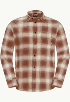 Jack Wolfskin Wanderweg Shirt M|Heren Functionele Shirts|Overhemden