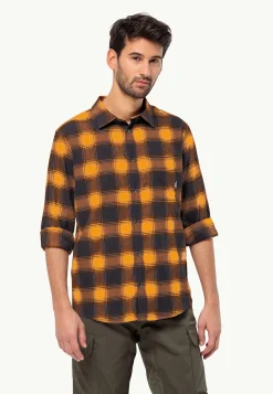 Jack Wolfskin Wanderweg Shirt M|Heren Functionele Shirts|Overhemden