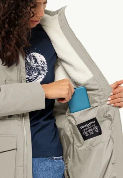 Jack Wolfskin White Frost Parka W|DAMES Lifestyle|Voor- En Najaarsjacks/-Jassen
