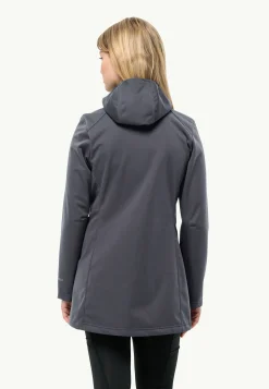 Jack Wolfskin Windhain Coat W|DAMES Wandelen|Voor- En Najaarsjacks/-Jassen