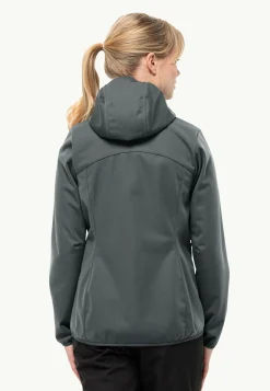 Jack Wolfskin Windhain Hoody W|DAMES Lifestyle|Wandelen