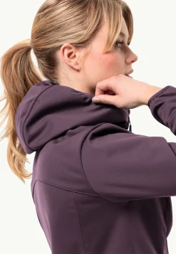 Jack Wolfskin Windhain Hoody W|DAMES Lifestyle|Wandelen