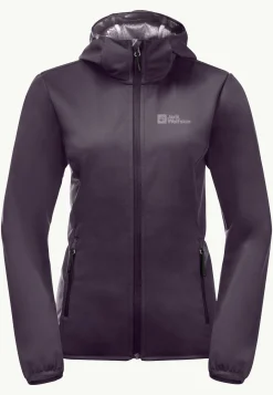 Jack Wolfskin Windhain Hoody W|DAMES Lifestyle|Wandelen
