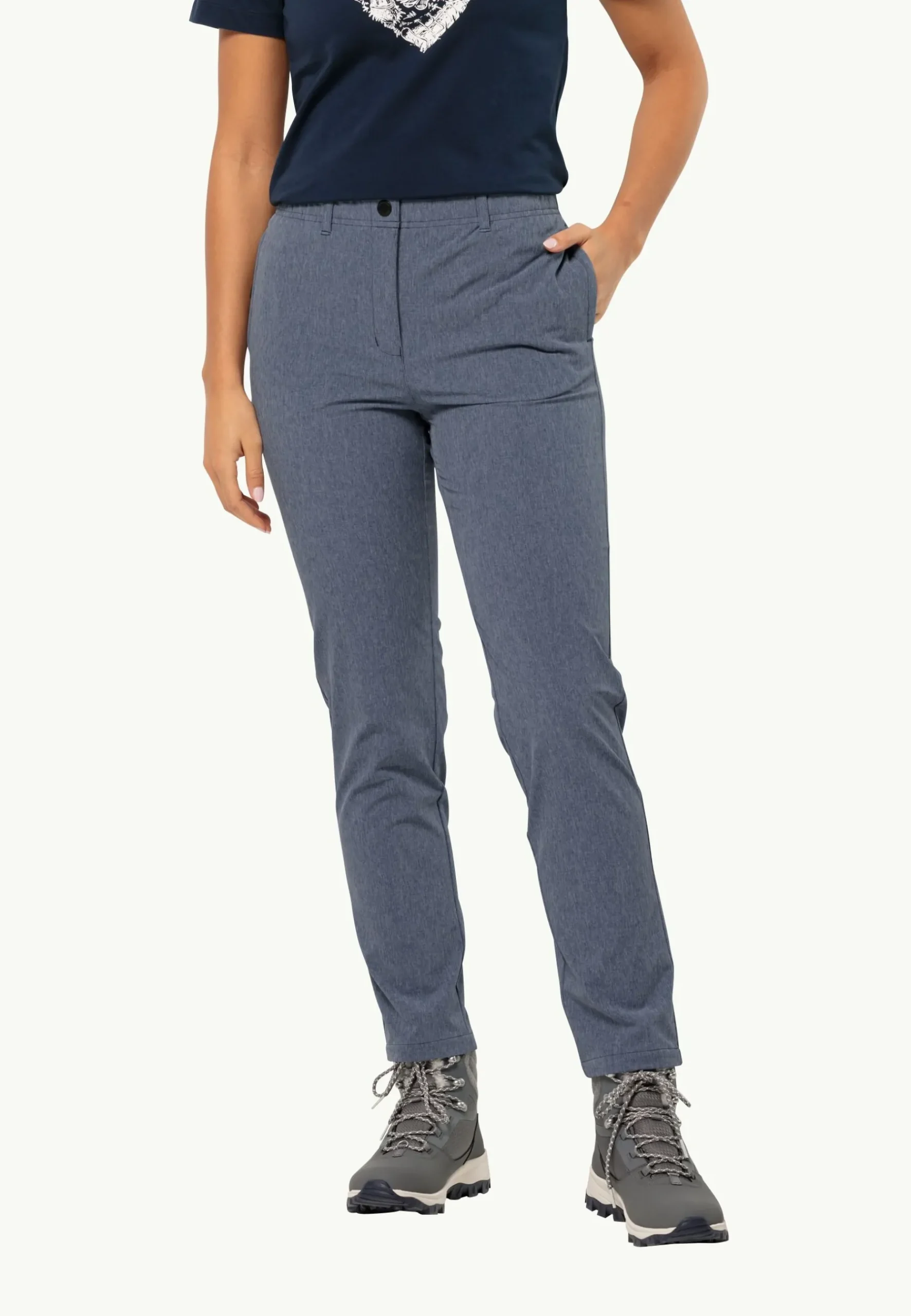 Jack Wolfskin Winternebel Pants W|DAMES Lifestyle|Casual Broeken